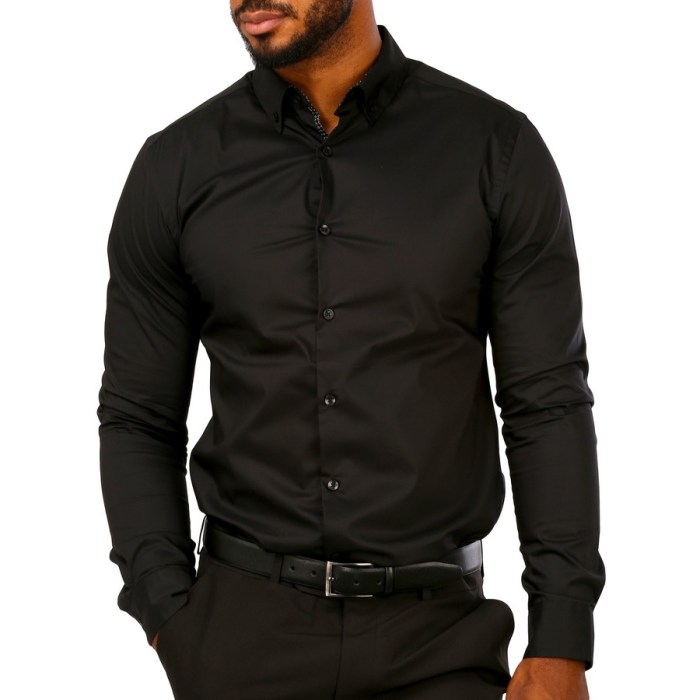 Mens long sleeve dress shirt