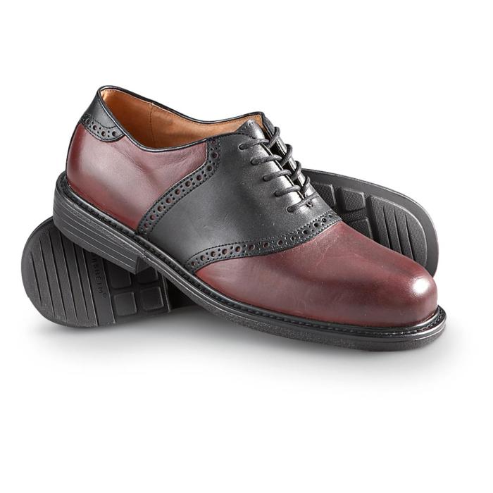 Mens dress saddle shoes