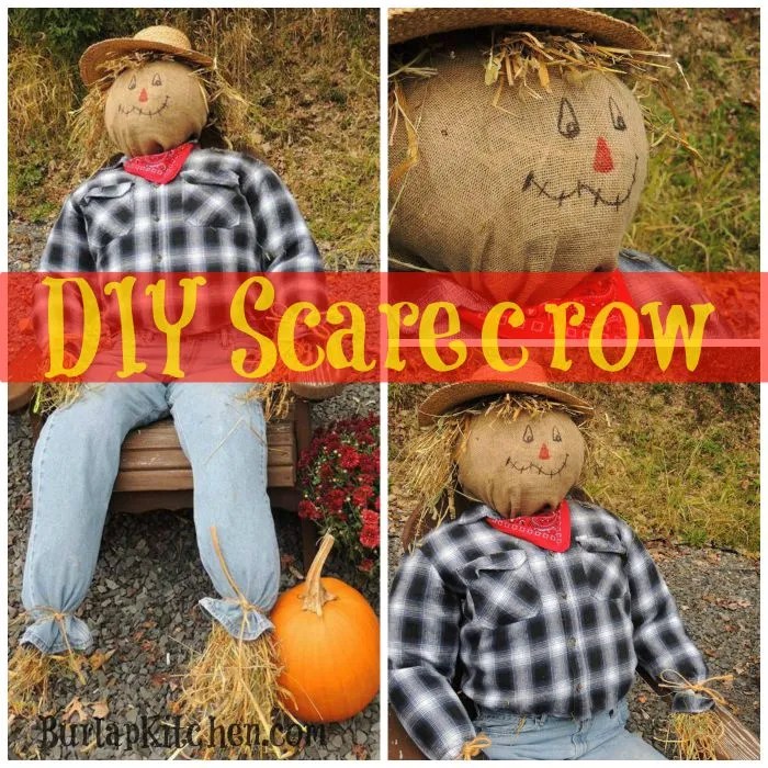 How to make a scarecrow halloween decoration