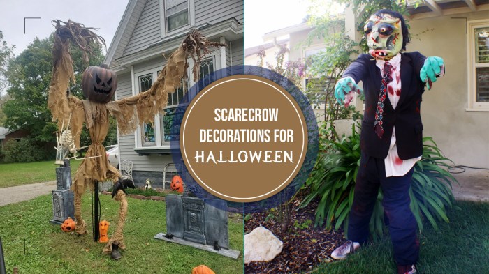 How to make a scarecrow halloween decoration