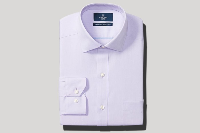 Wrinkle free mens dress shirts