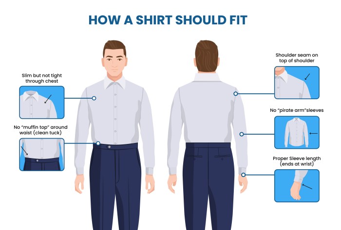 How do you size mens dress shirts