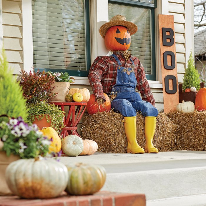 How to make a scarecrow halloween decoration