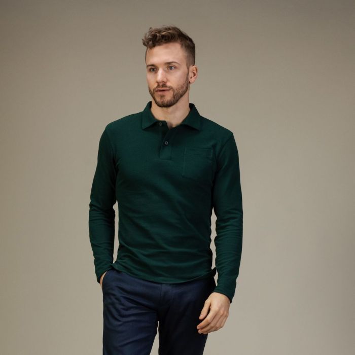 Mens emerald green dress shirt